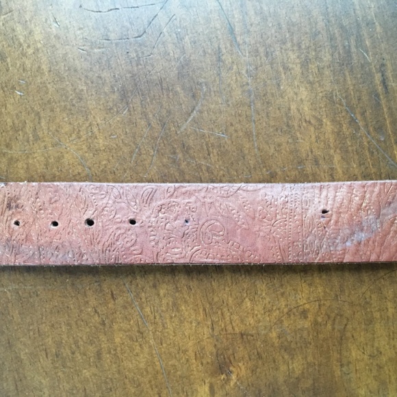 Fossil Vintage Leather Jeweled Brown Belt - Size L main image 7